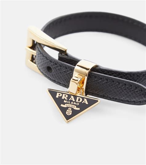 prada bracelet women|Prada leather bracelets.